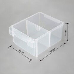 Multipurpose Chest of Drawers Workpro Transparent 4 drawers Stackable