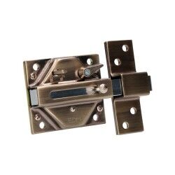 Chiavistello di sicurezza EDM 73 x 136 mm Acciaio Bronce