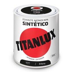 Synthetic enamel paint Titanlux 5808993 250 ml Black