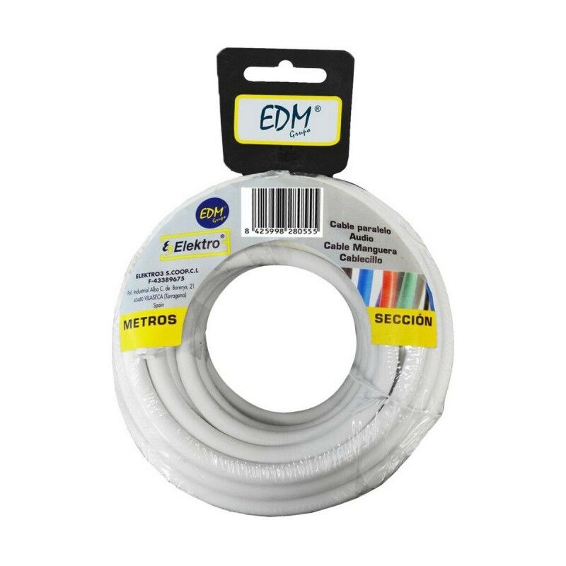 Cavo EDM 3 x 1 mm 10 m Bianco