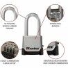 Lucchetto a combinazione Master Lock M176EURDLH 56 mm Acciaio