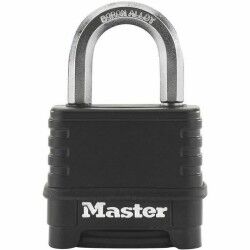 Lucchetto a combinazione Master Lock M178EURD Acciaio Zinco Nero