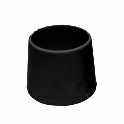 Ferrule/Terminal plug Micel CNT07 Black Natural rubber Circular Ø 50 x 37 mm (16 Units)