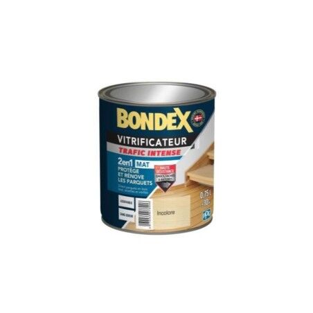 Verniz vitrificante Bondex Parquet Mat Incolore 750 ml