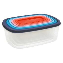 Set di scatole porta pranzo Quid Habitat (7 pcs) Plastica