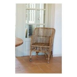 Sedia da Sala da Pranzo DKD Home Decor Multicolore Naturale 56 x 52 x 82 cm