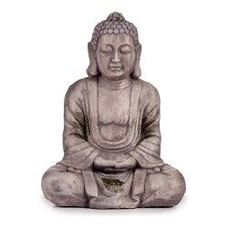 Decorative Garden Figure Buddha Grey Polyresin (25 x 57 x 42,5 cm)