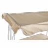 Bench DKD Home Decor Beige Swing Polyester Steel (210 x 120 x 164 cm)