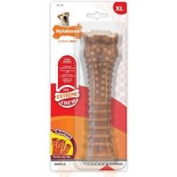 Giocattolo da mordere per cani Nylabone Dura Chew Bacon Taglia XL Nylon