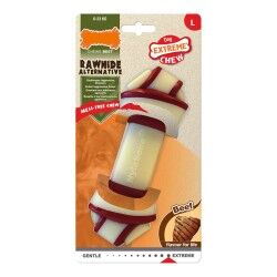 Giocattolo da mordere per cani Nylabone Rawhide Nodo Taglia L Nylon Carne di vitello