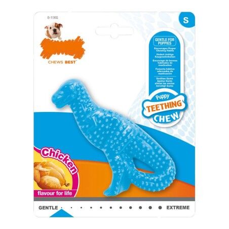 Giocattolo da mordere per cani Nylabone Dinosauro Pollo Nylon Cuccioli