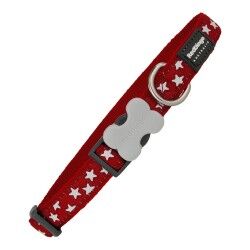 Collare per Cani Red Dingo Stella 41-63 cm