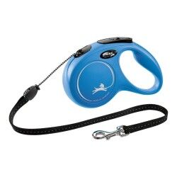 Guinzaglio per Cani Flexi NEW CLASSIC 8 m Azzurro Taglia M