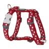 Imbracatura per Cani Red Dingo Rosso Stella Bianco 37-61 cm