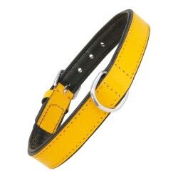 Dog collar Gloria Padded Yellow (45 x 2 cm)