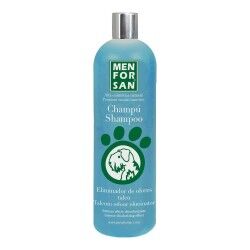 Shampoo per animali domestici Menforsan Talco 1 L Cane Eliminazione di odori