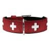 Collare per Cani Hunter Swiss Rosso/Nero (35-39.5 cm)