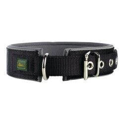 Dog collar Hunter Neoprene Reflect Black (54-61 cm)