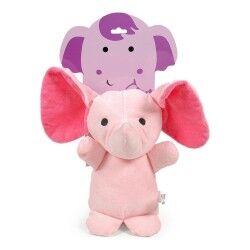 Soft toy for dogs Gloria Hoa Pink 10 cm Elephant