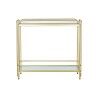 Serving trolley DKD Home Decor Golden Metal Crystal 80 x 28 x 81 cm