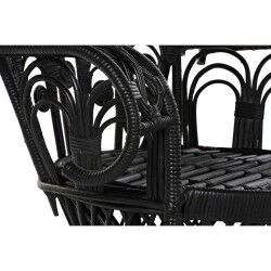 Sedia da giardino DKD Home Decor 96 x 66 x 145 cm 96 x 66 x 140 cm Nero Bianco