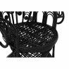 Garden chair DKD Home Decor 96 x 66 x 145 cm 96 x 66 x 140 cm Black White