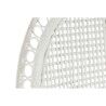 Poltrona da giardino DKD Home Decor Bianco Poliestere Metallo 30 x 40 cm 96 x 66 x 145 cm 96 x 66 x 140 cm