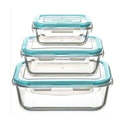 Set of 3 lunch boxes 5five Crystal