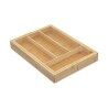 Cutlery Organiser 5five Simply Smart Brown Natural Wood Bamboo 34 x 25 x 4,5 cm