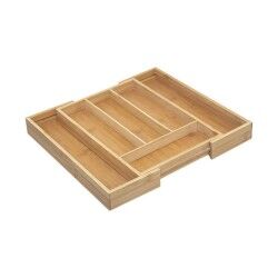 Cutlery Organiser 5five Simply Smart Brown Natural Wood Bamboo 34 x 25 x 4,5 cm