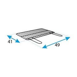 Barbecue a Carbone con Gambe Imex el Zorro Nero Metallo 50 x 40 x 75 cm