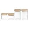 4 Tubs Secret de Gourmet Kitchen Stackable Glass