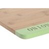 Tagliere DKD Home Decor Azzurro Verde Rosa Bambù 33,5 x 22,4 x 1,2 cm