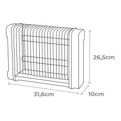 Antizanzare Elettrico EDM Nero (31,6 x 10 x 26,3 cm)