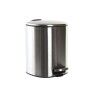 Pedal bin DKD Home Decor Silver Stainless steel polypropylene Basic 5 L