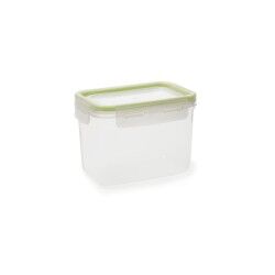 Porta pranzo Ermetico Quid Greenery Trasparente Plastica Rettangolare 1,05 L (4 Unità)