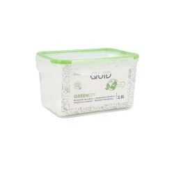 Porta pranzo Quid Greenery 2,8 L Trasparente Plastica (4 Unità) (Pack 4x)