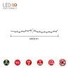 Ghirlanda di Luci LED EDM Easy-Connect Multicolore (4 m)