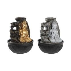 Fountain DKD Home Decor 21 x 21 x 25 cm Buddha Resin Oriental (2 Units)