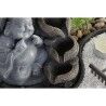 Fonte DKD Home Decor Buddha Resina Orientale 29 x 21 x 23 cm (2 Unità)