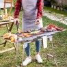 Barbecue Pieghevole in Acciaio Inossidabile a Carbone ExelQ InnovaGoods