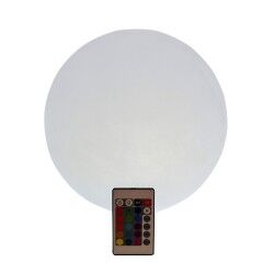 Lampada ad energia solare DKD Home Decor Bianco (30 x 30 x 30 cm)