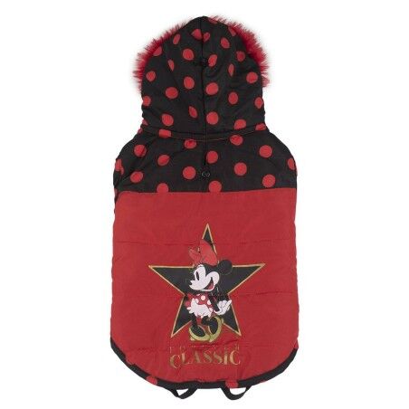 Dog Coat Minnie Mouse Black XS Red