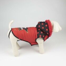 Cappotto per Cani Minnie Mouse Nero Rosso XXS