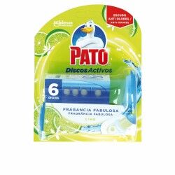 Toilet air freshener Pato Discos Activos Lime 6 Units Disinfectant