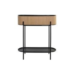 Vaso DKD Home Decor Naturale Nero Metallo Coloniale Bambù (60 x 23.5 x 69 cm)