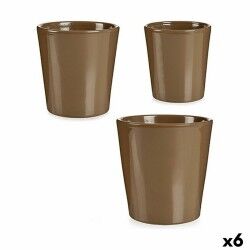 Set of pots Ibergarden LINCE PQ - 7006 Taupe Clay (6 Units)