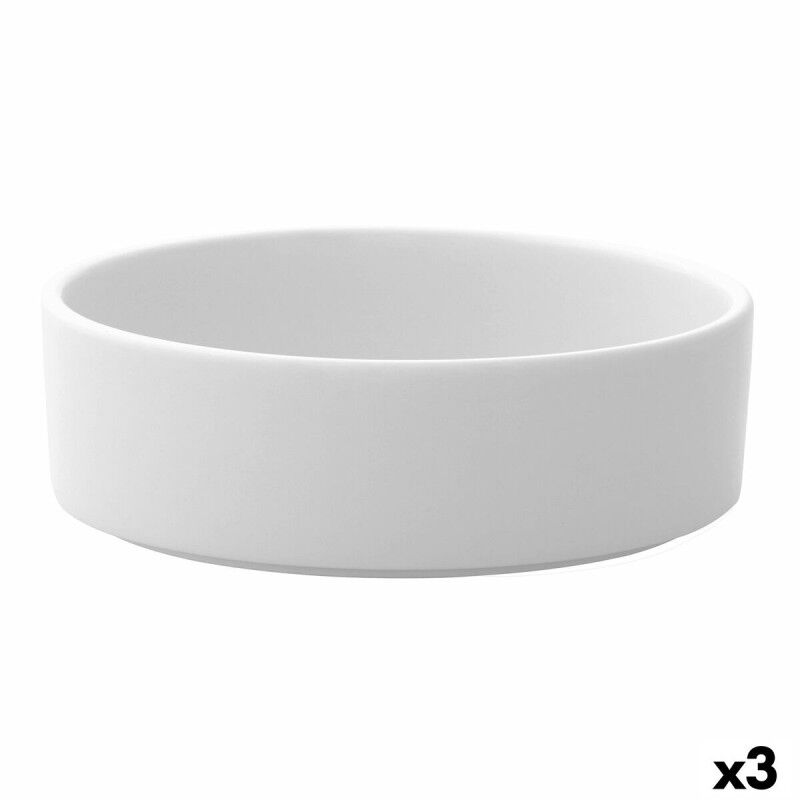 Insalatiera Ariane Prime Ceramica Bianco Ø 21 cm (3 Unità)