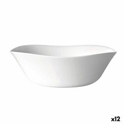 Insalatiera Bormioli Rocco Parma Bianco Vetro (24 cm) (12 Unità)