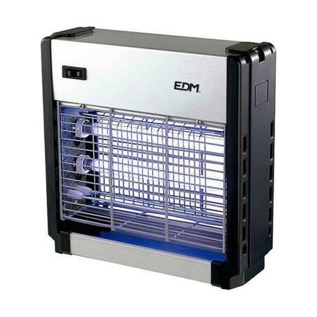 Uccidi gli insetti elettrici EDM Professionale 12 W Argentato (25,5 x 9 x 26 cm)